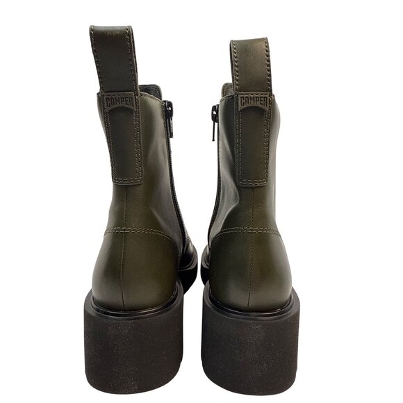 Camper Milah Green Combat Boots Women's Size EU 37 US 7 - Picture 7 of 11
